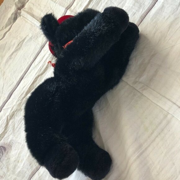 Tweetsie Railroad Black Horse With Red‎ Hat Soft Plush Toy Stuffed Animal 14” - Picture 5 of 6